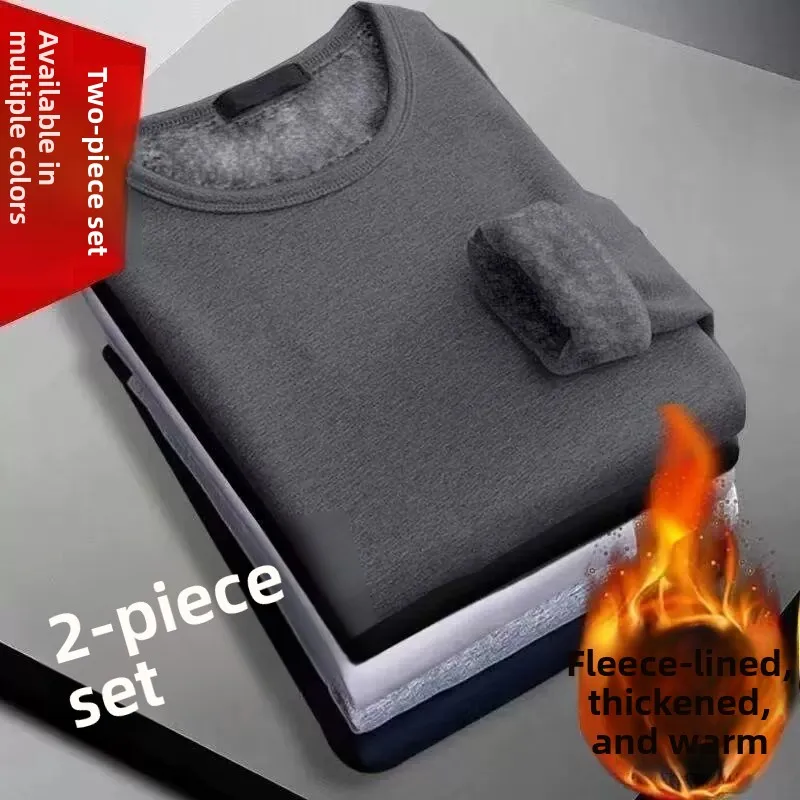 Thickened Fleece Winter Warm Underwear Top for Women plus Size Comfortable Breathable Moisture Wicking Korean Style T-shirt