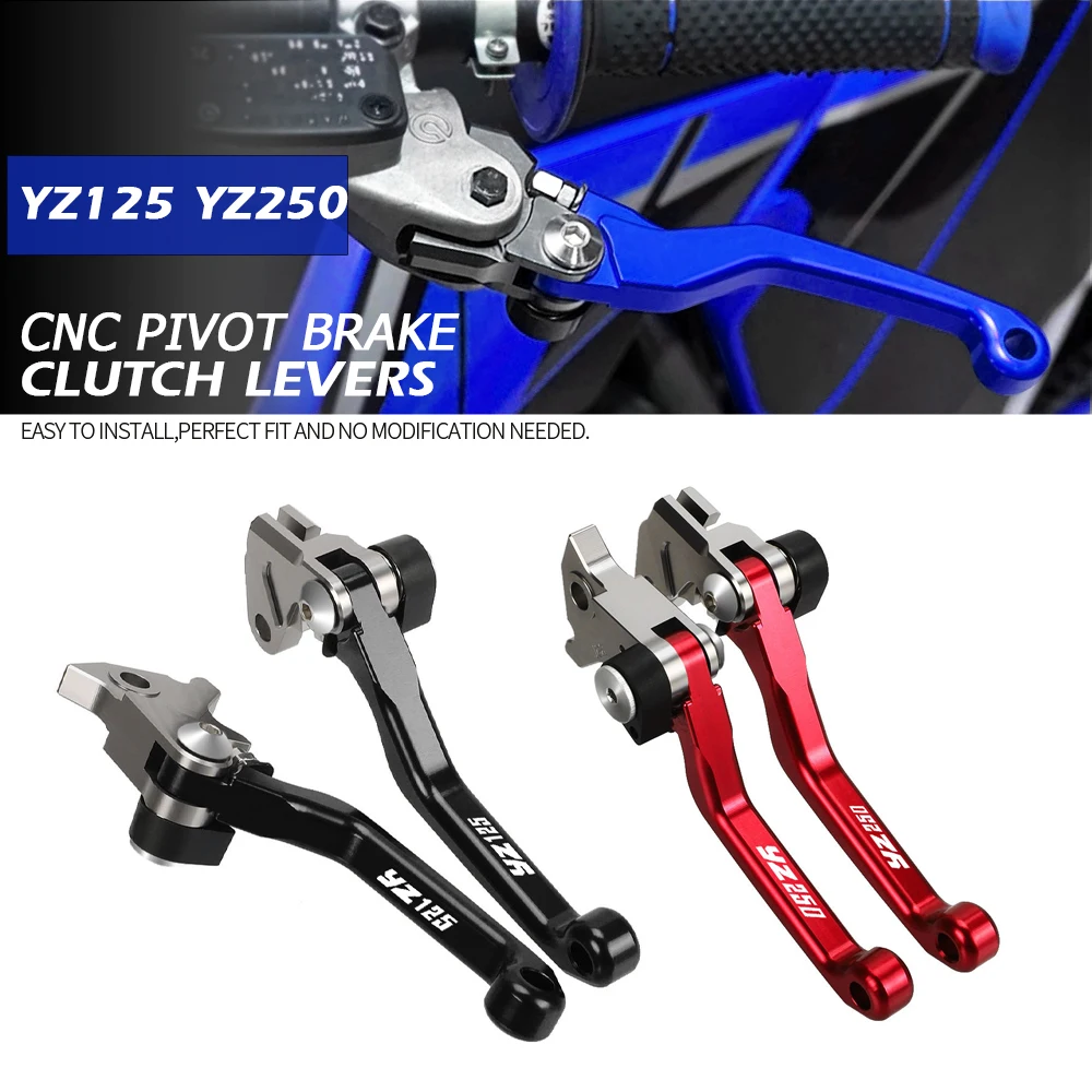 

For Yamaha YZ125 250 2015-2025 YZ 125 YZ250 2024 2023 2022 2021 2020 2019 2018 CNC Dirt Bike Motocross Pivot Brake Clutch Levers