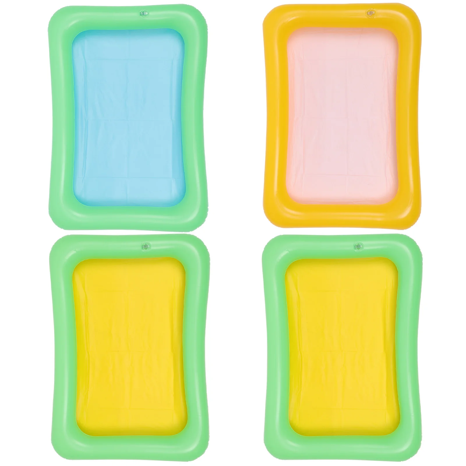 4Pcs Inflated Ice Bar Sand Molds Premium Durable Material Smooth Surface Easy Use Creative Kids Outdoor Play Sand Tools