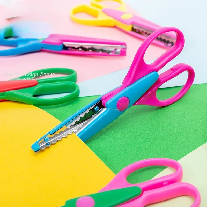 DIY Handmade Shear Paper Pinking Cut Handicraft Laciness Zig Zag Student Kid Creative Diary Craft Album Scrapbook Photo Scissor