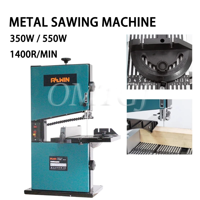 

8-inch Woodworking Band Saw, Curve Saw Cutting Machine, Small Household Multifunctional Metal Cutting Saw