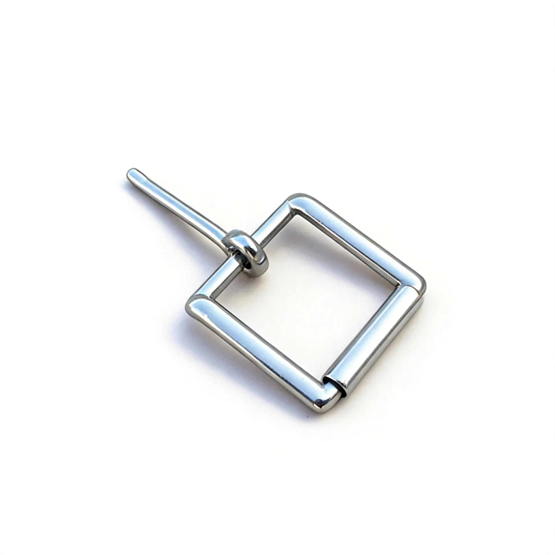 Belt Buckle Garment Shoes Bag Buckles Precision Casting Solid Stainless Steel Pin Buckle With Roller 26mm 20pcs