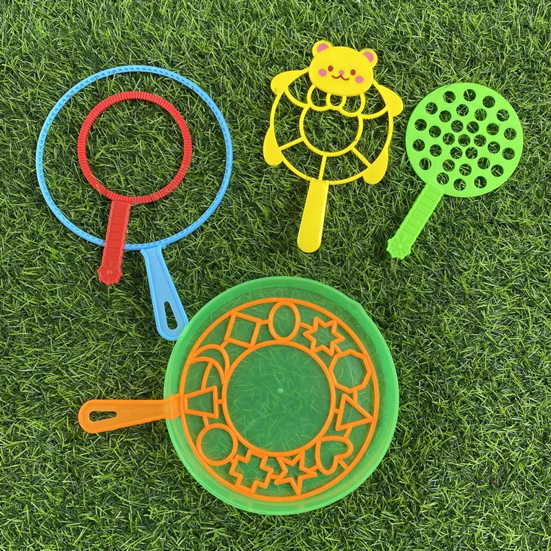 Kids Outdoor Hand Bubble Blowing Tools Props 15Pcs/Set Kids Happy Bubble Blowing Tools Set Multi-Shape Bubble Blowing Tools