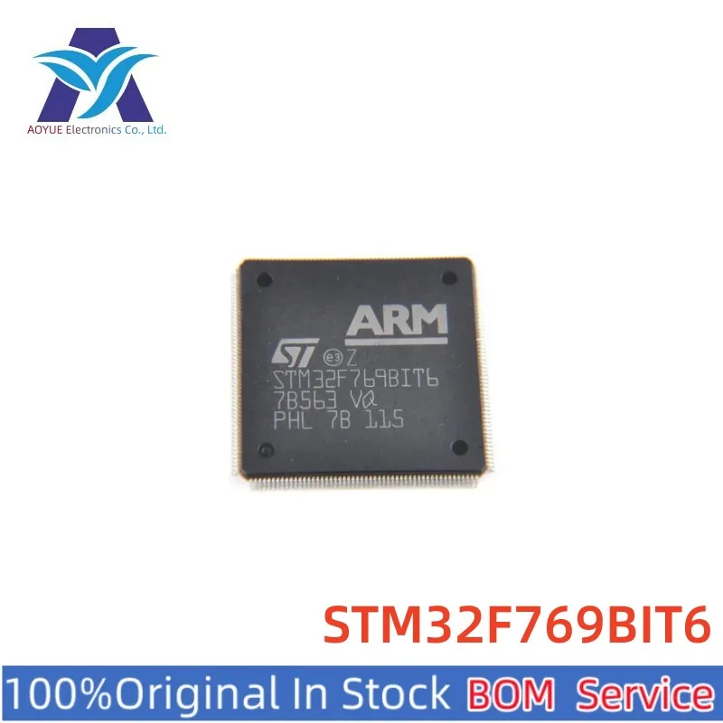 

New Original Stock IC Electronic Components STM32F769BIT6 BIT6 STM32F769 STM ST Microcontroller IC MCU One Stop BOM Service