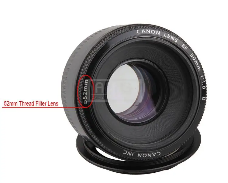 Camera Macro Lens Reverse Adapter Ring 49mm 52mm 55mm 58mm 62mm 67mm 72mm 77mm Filter Thread Mount Lens for Canon EOS EF DSLR