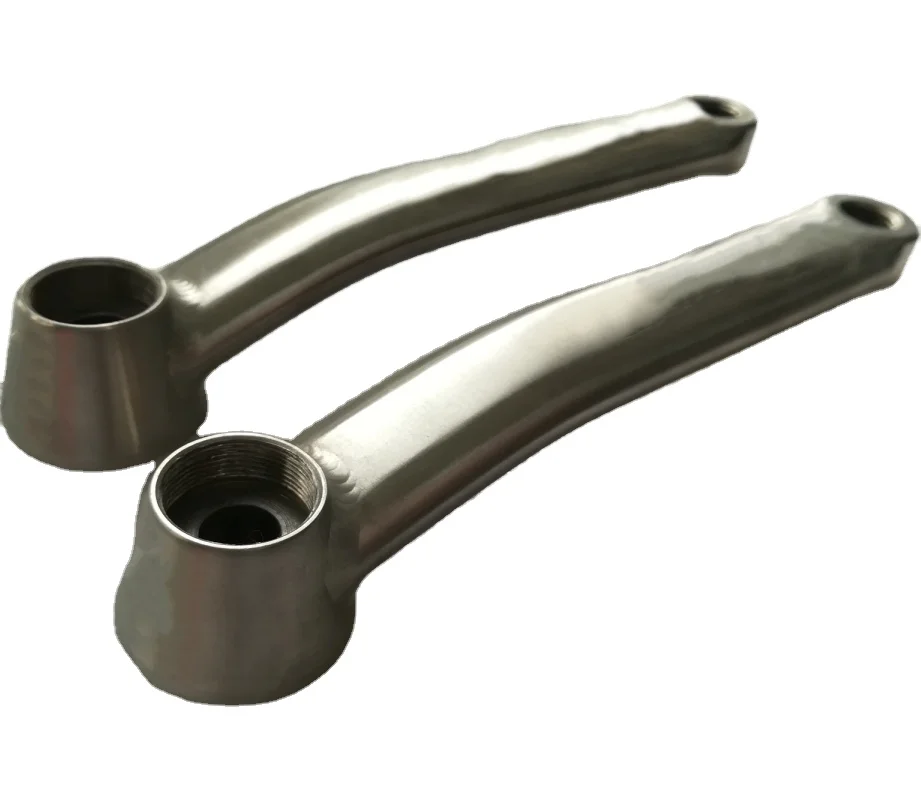 XACD BMX Titanium Crankset Durable Titanium BMX Crank Arm Super Light Ti BMX Cranks