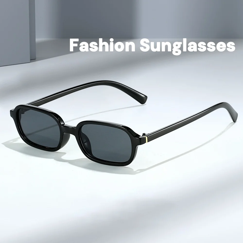 

Fashion Small Square Sunglasses Geometric Frame PC Lens Eyeglass Outdoor UV400 Protection Unisex Shades Eyewear for Male Female