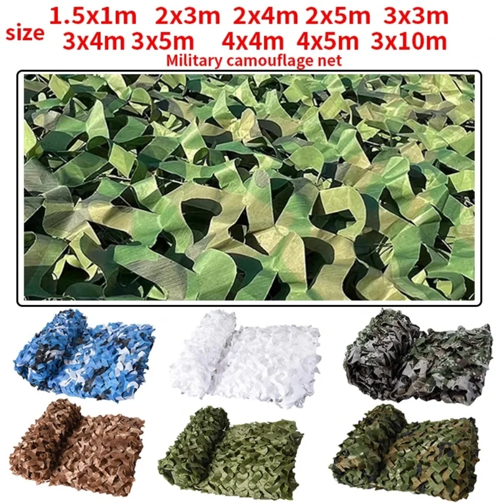 Multi-functional camouflage net, summer outdoor hunting camouflage net, woodland training camouflage net, car cover, tent sunsha