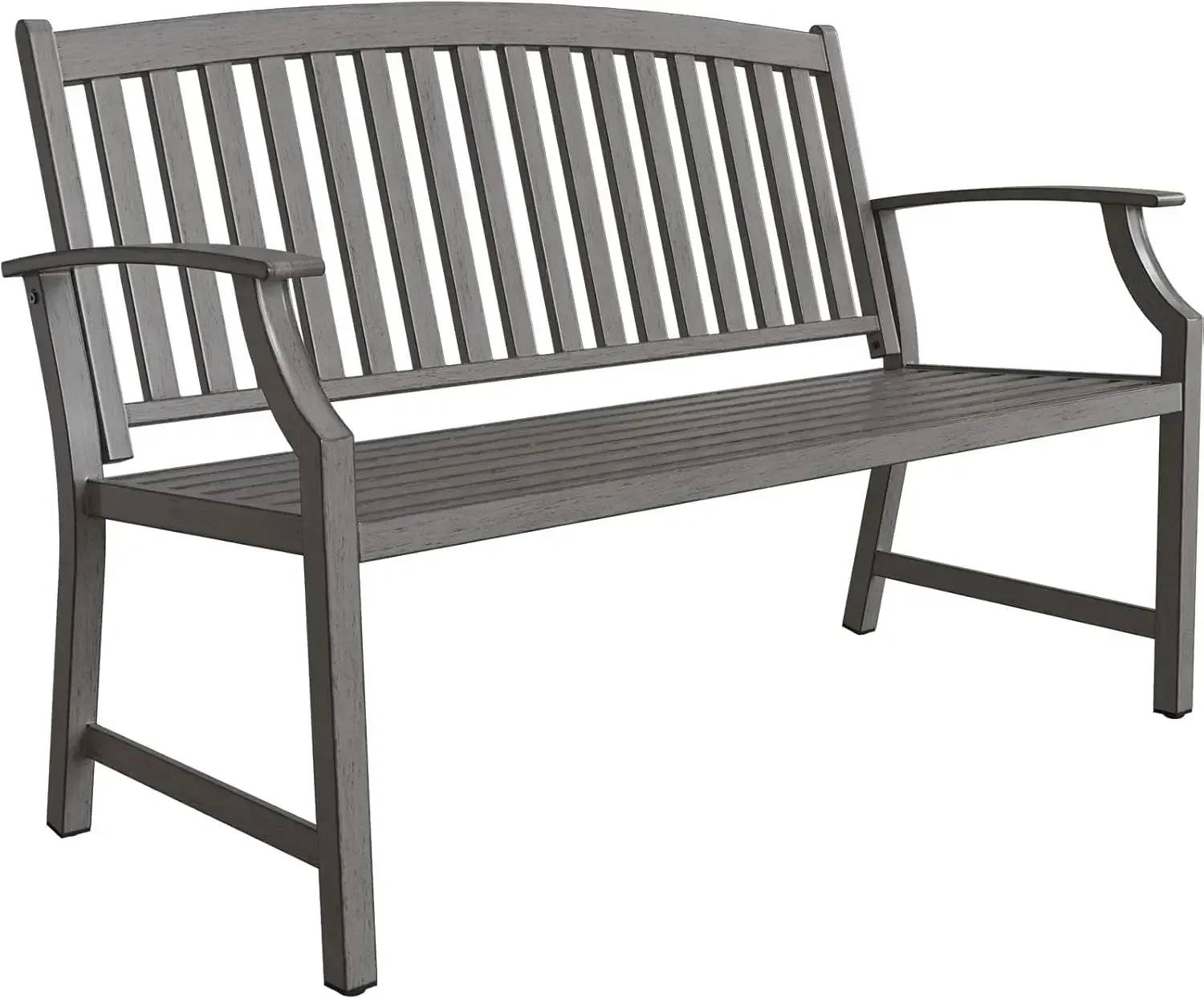 

Grand patio Outdoor Bench Garden Bench with Armrests Bench for Outdoors Lawn Yard Porch Black
