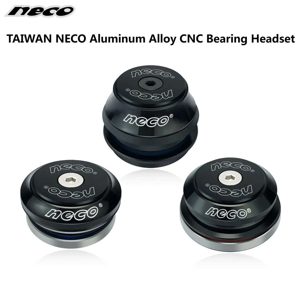 

NECO Sealed Bearing Headset Straight 41*41mm/ Straight 44*44mm/ Tapered 42*52mm Bike Headset MTB Mountain Road Bicycle Headset