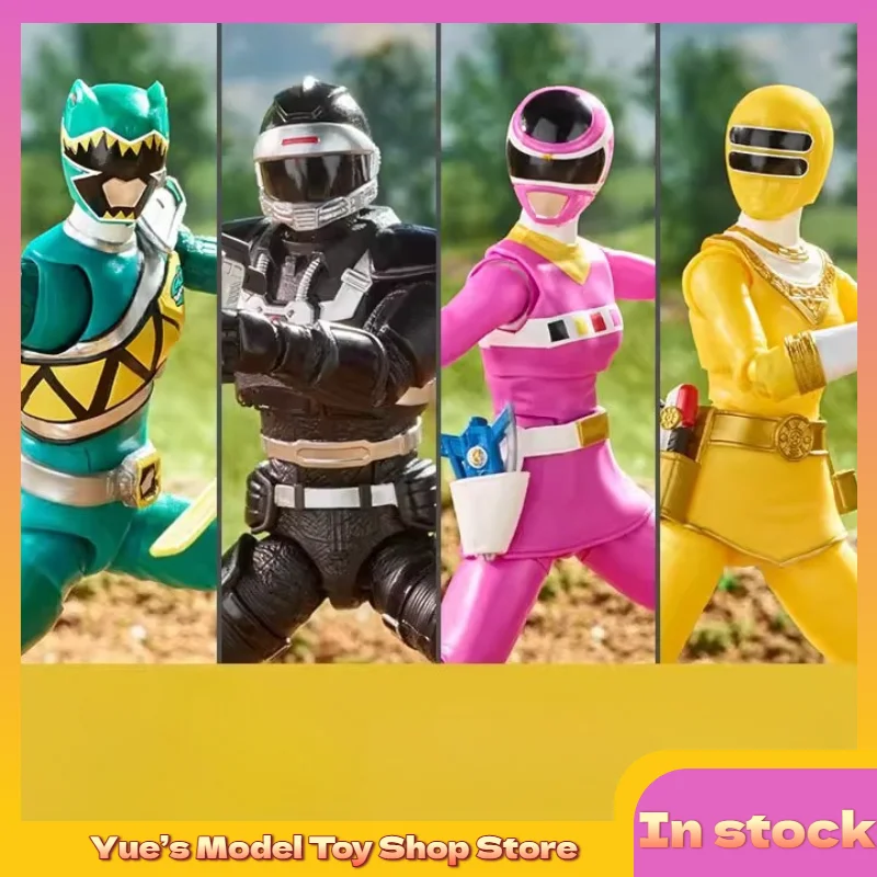 

[In Stock] 24-hour Shipping Power Rangers 10 Waves Black / Pink / Green / Yellow War Action Figure Model Toy Collection Gift
