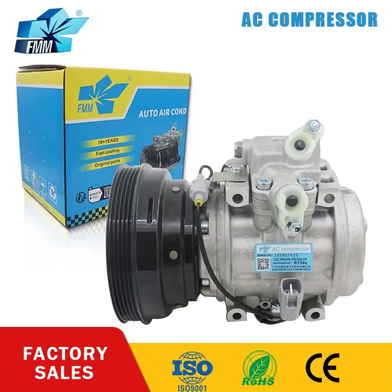 

Компрессор кондиционера FMM 10P13C для Toyota RAV4 447220-0261 447220-0885 5PK 12V