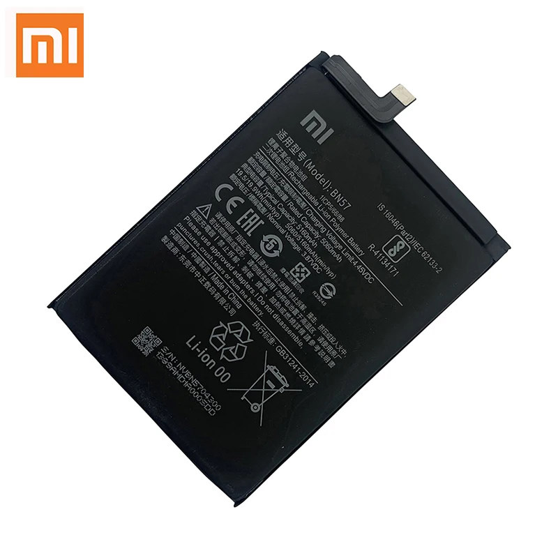 100% Original Xiao mi BN57 5160mAh Phone Battery For Xiaomi Pocophone X3 Poco X3 Pro Replacement Batteries Bateria