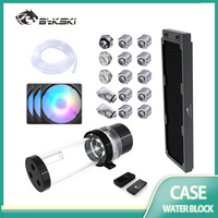Bykski Water Cooling Kit Water Pump 120mm Fan 360mm / 240mm Radiator PC System Cooler G1/4'' Fittings Hard / Hose Tube