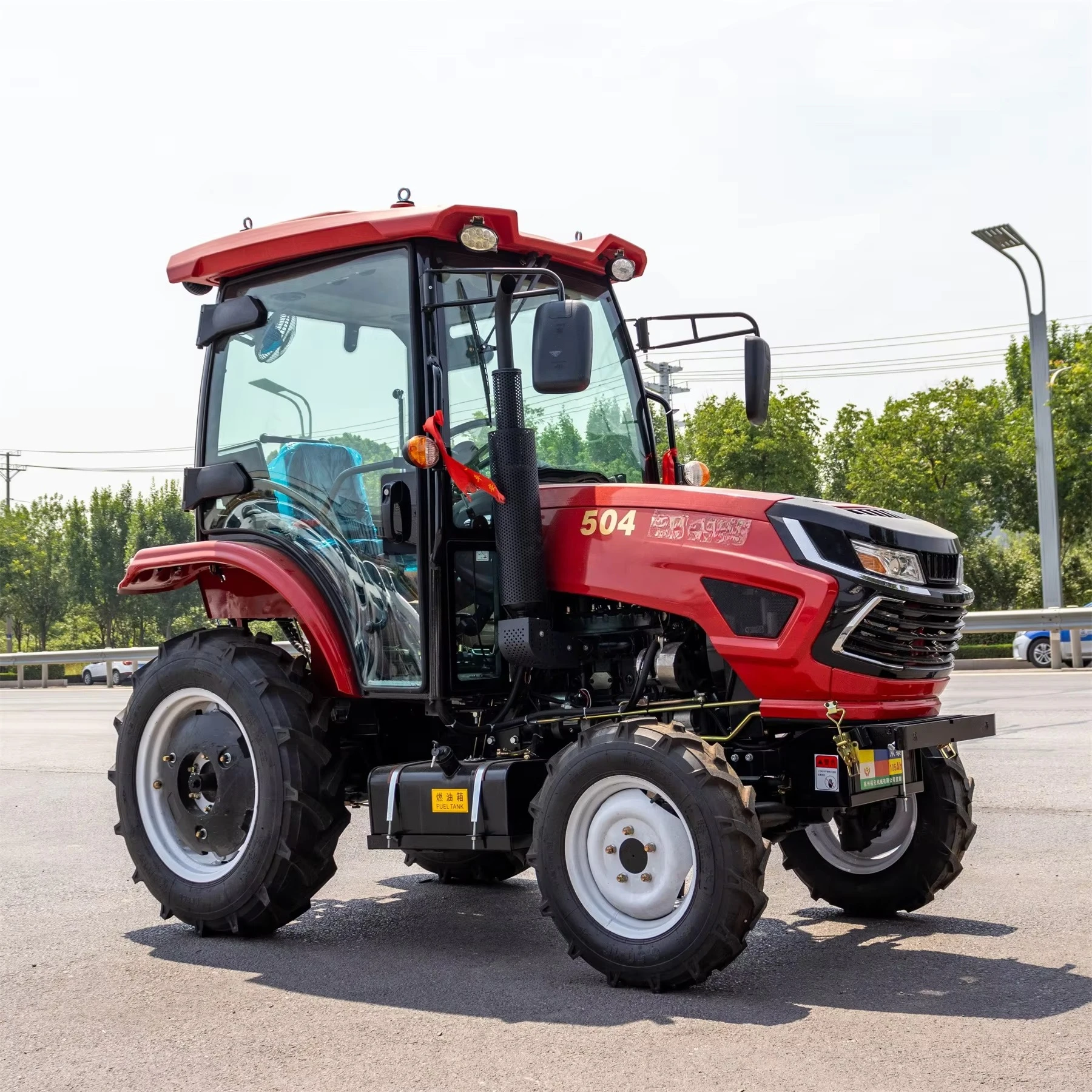 Wheel Tractors  HT504 50hp 4x4wd Small Mini Compact Agricultural Farm Machinery Equipment