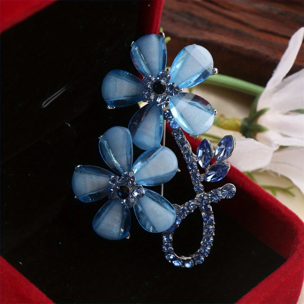Barocke Luxus-Brosche mit Blumenmuster für Damen und Herren, Schmuckzubehör, Hochzeit, Urlaub und Partygeschenk