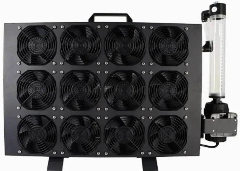 12000W integrated water-cooled silent radiator Water cooling system Hydro cooling Radiator uniform and cannot be adjusted.