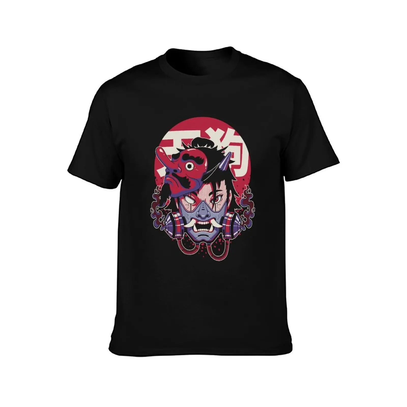 Cyber Tengu T-Shirt vintage graphic tee graphic tee shirt tshirts for men