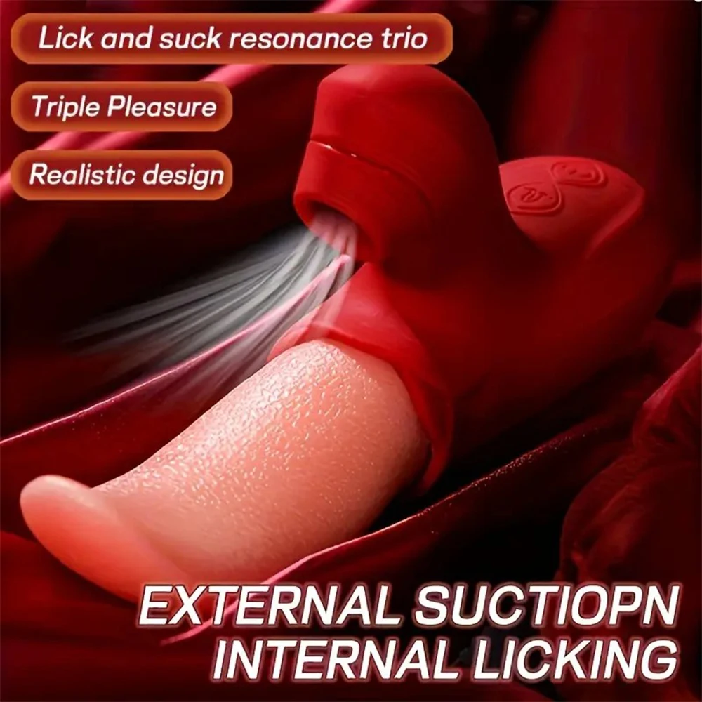 Adult Sex Toys Clitoral G Spot Tongue Licking Vibrator For Women Nipples Vaginal Anal Massager Female Masturbation Vibrators