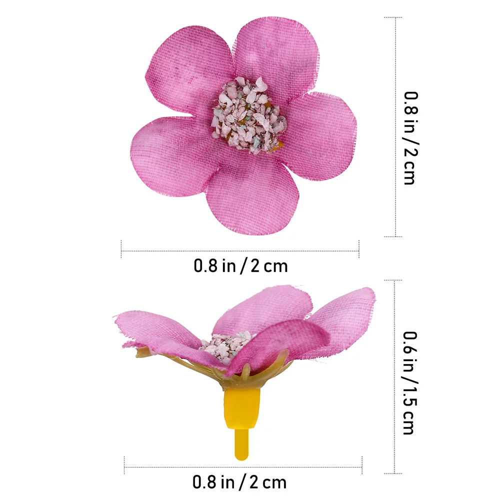 150 Buah Bunga Aster Sutra Mini Bunga Buatan untuk Dekorasi Karangan Bunga Pesta Pernikahan DIY Bunga Mini Kepala Bunga