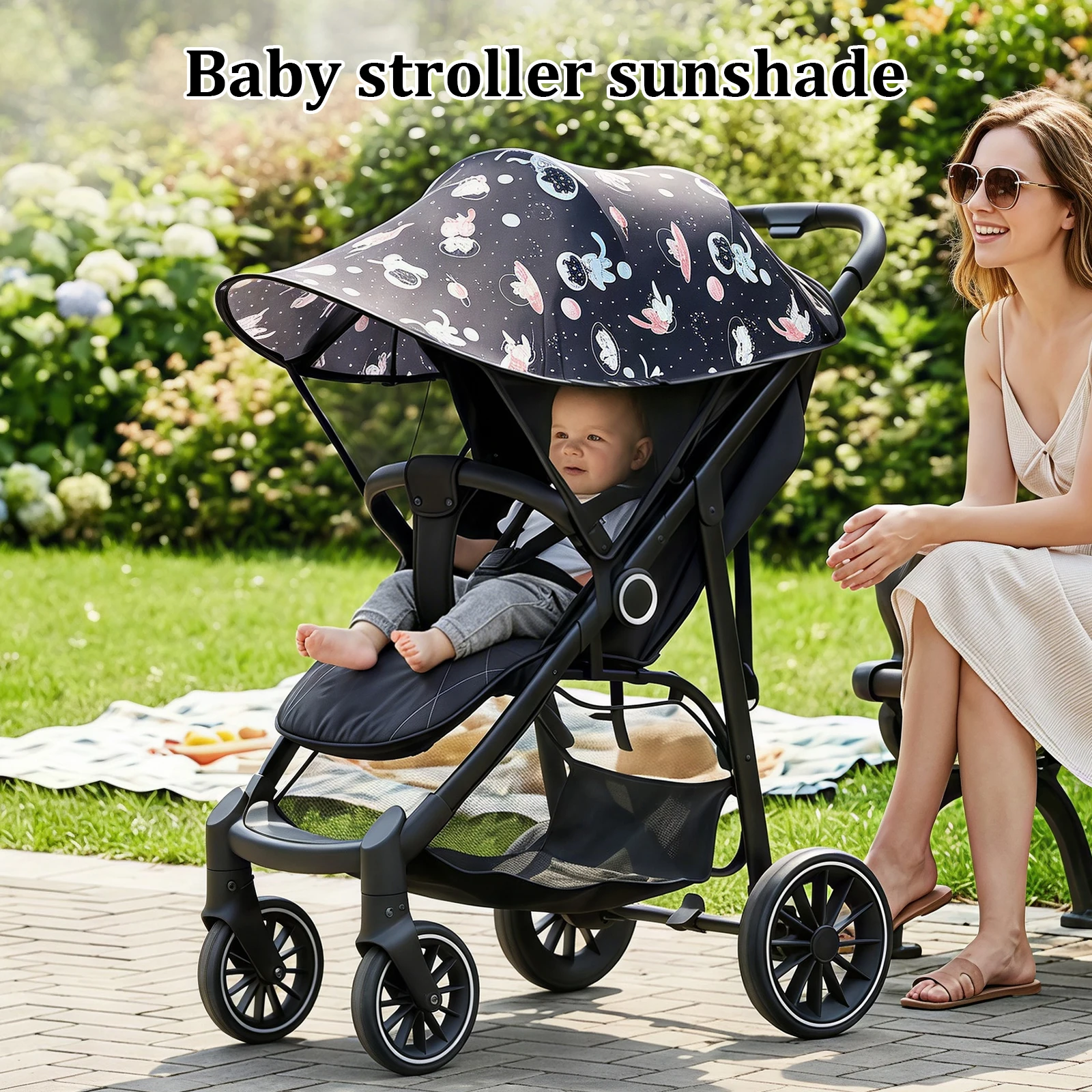 

1 Piece, Baby Stroller Sunshade, Universal Style, Baby Stroller Canopy, Perfect Sunshade for Baby Strollers, a Must-Have for Taking Your Baby Out, the Perfect Gift for Children in Spring and Summer, and a Top Choice for Children's Day