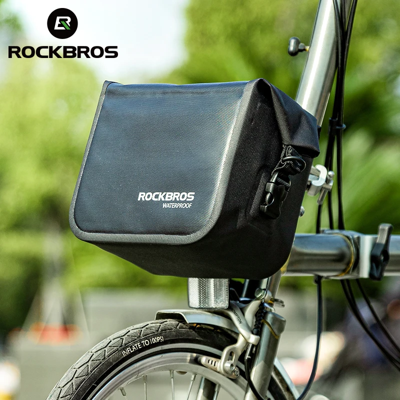 

ROCKBROS Electric Bicycle Bag Waterproof Front Frame Bag Foldable Shoulder Backpack BMX Handlebar Bag MTB Road Bike Accessories