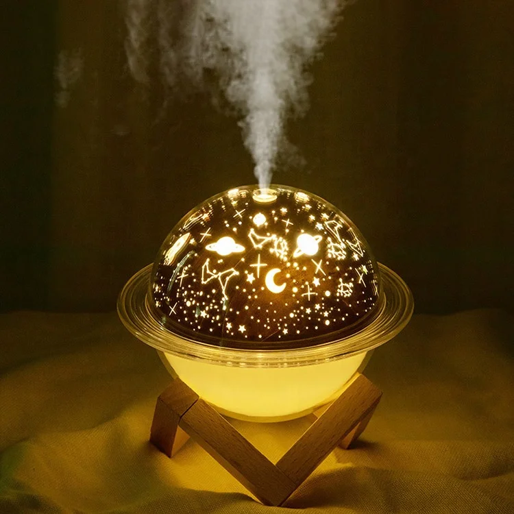 

Инновационный диффузор аромата, портативный воздушный мини-планета, лунная лампа, увлажнитель со светодиодным ночником