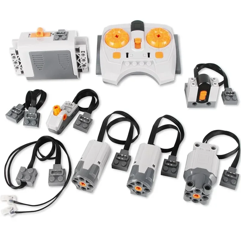 

Комплект серводвигателей MOC Power Functions M/L/XL с пультом дистанционного управления и приемником для сборки моделей автомобилей/поездов, конструктор DIY 88004/8882
