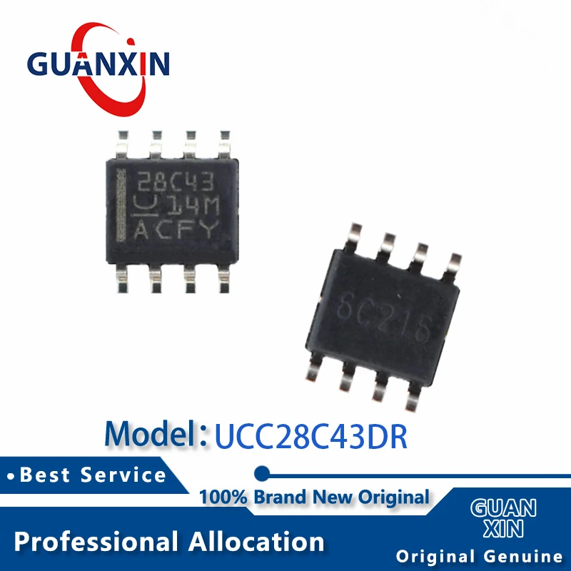 

Новинка 100%, UCC28C43DR UCC28C43D SOIC-8 Marking 28C43 UCC28C43