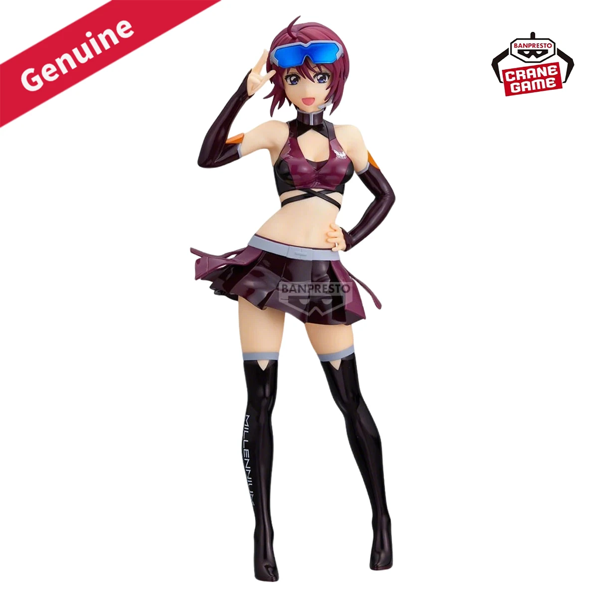 Original Genuine BANPRESTO Prepainted Glitter & Glamours Kidou Senshi Gundam SEED Freedom Lunamaria Hawke Racing Ver. Figure Toy