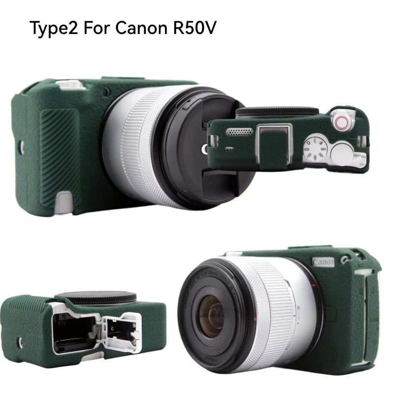 R50V Silicone Rubber Case Body Cover Protector Frame for Canon EOS R50 V Camera