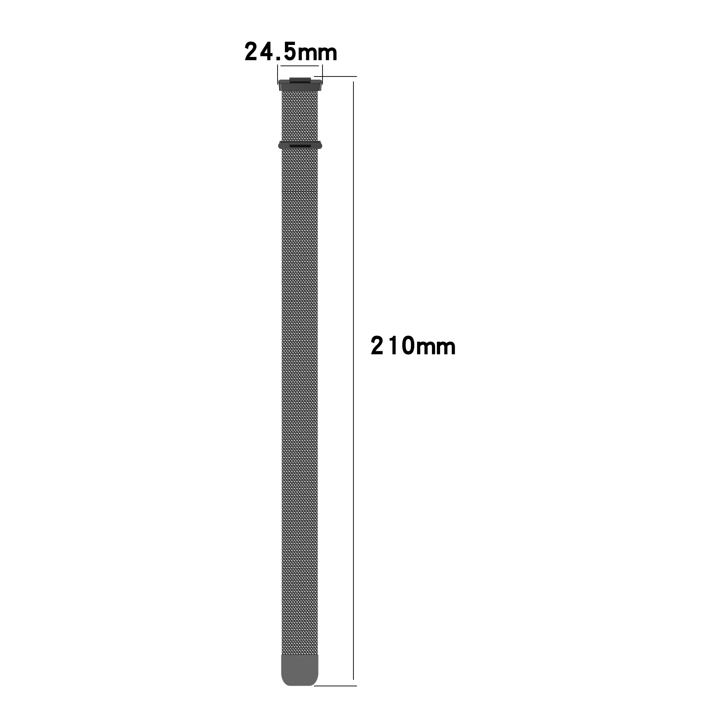 Từ Thể Thao Ban Nhạc Đối Với Huawei Đồng Hồ Fit2 Thép Không Gỉ Milan Dây Đeo Thoải Mái Thoáng Khí Thay Thế Vòng Đeo Tay Dây Đeo Cổ Tay