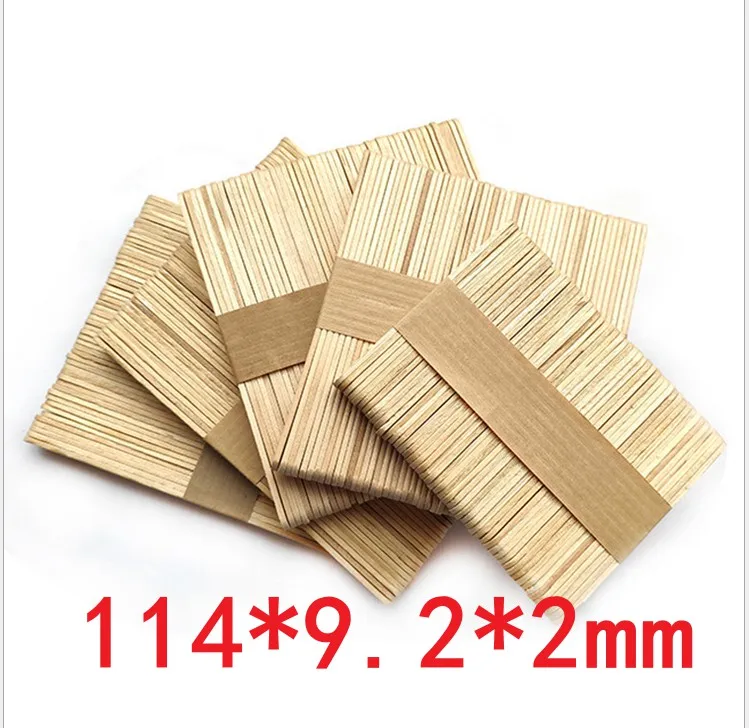 10/50pcs Natural Wooden Popsicle Sticks Ice Cream Stick Model Tools Special Purpose Wood Craft Stick Lollipop Stick Hand DIY