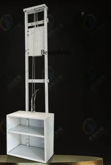 

81 pull-type double-track silent vegetable ladder restaurant, first and second floor vegetable elevator, fully automaticandsmall