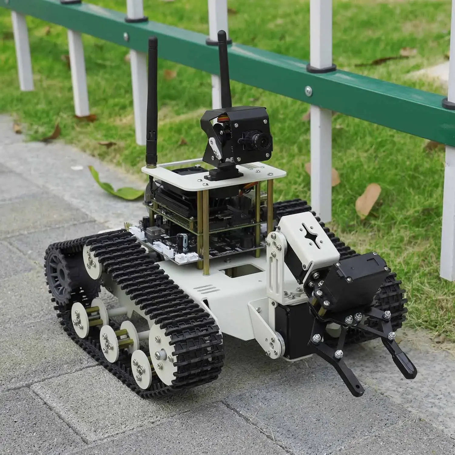 Yahboom Transbot SE ROS Robot AI Vision Tank Car с 2DOF камерами PTZ может двигаться, имитация для Jetson NANO B01 и RaspberryPi5