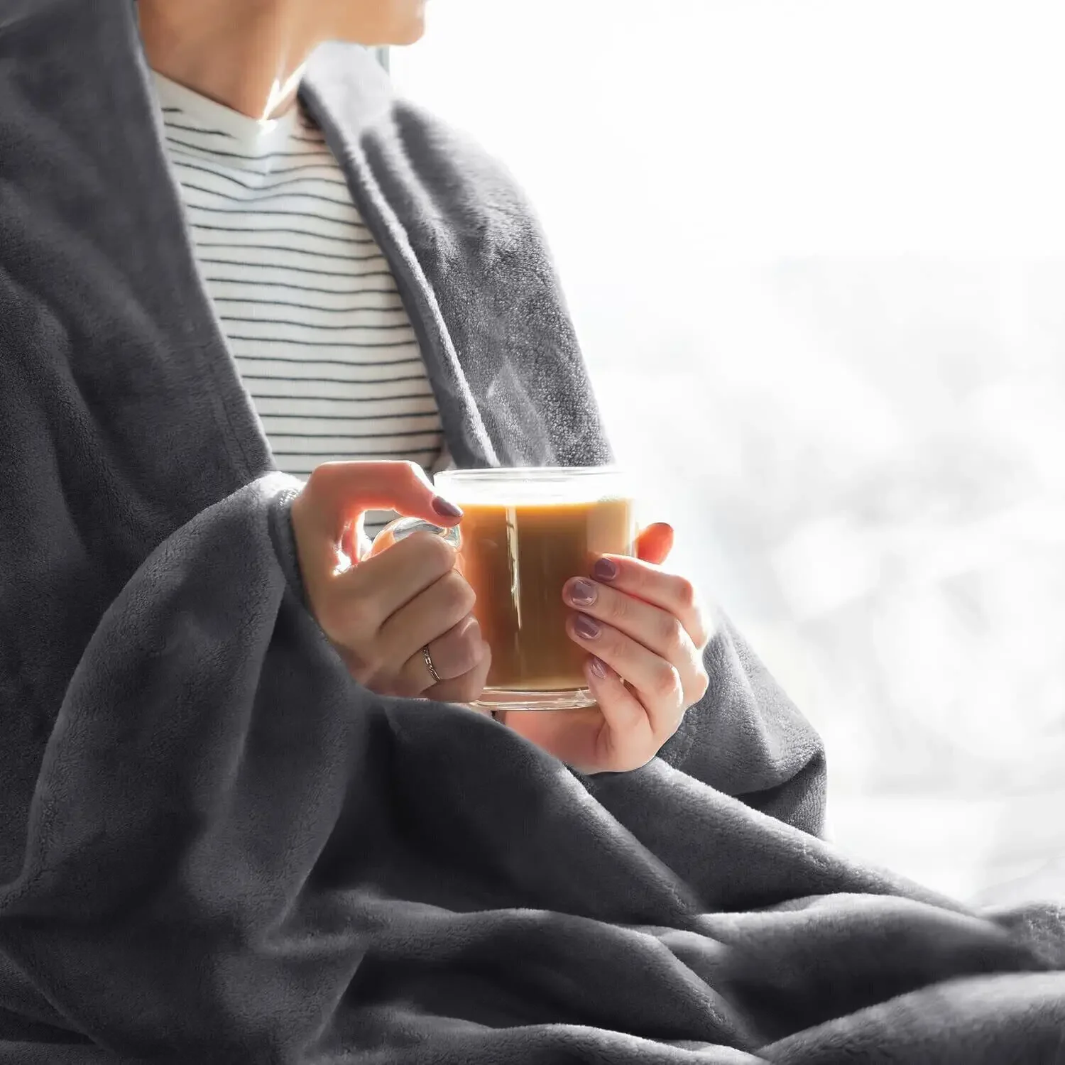 Fleece Plush Throw Blanket Super Soft Fuzzy Cozy Flannel Blanket for Couch Sofa Microfiber Single Double Blanket Lightweight