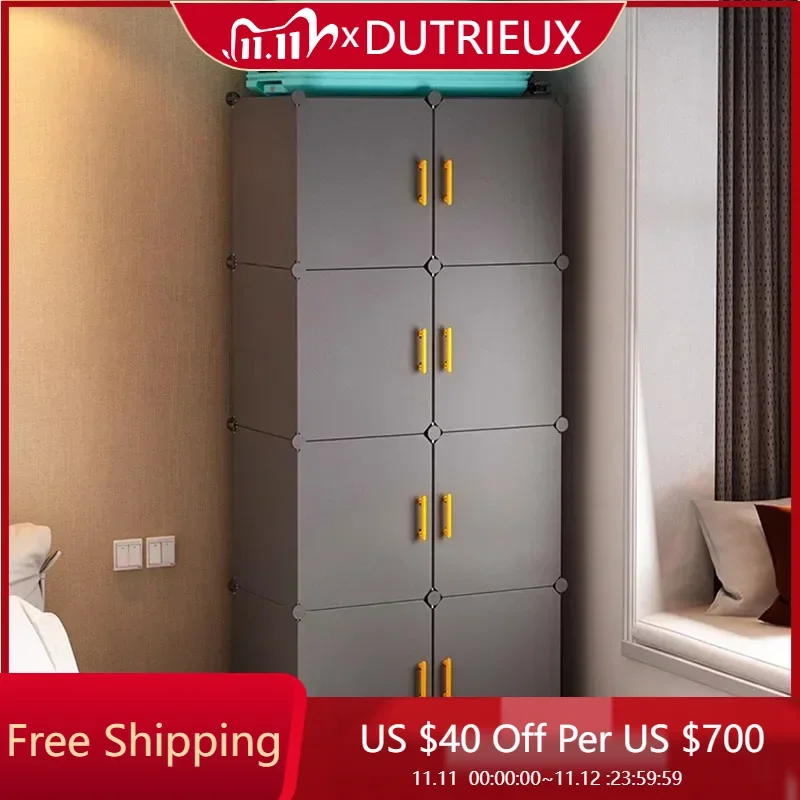 

Storage Organizer Closet Plastic Partitions Cupboard Modern Minimalist Space Saving Wardrobe Cube Vestidores Home Furniture