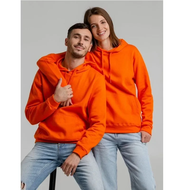 

American Retro Loose Fit Navy Blue Hoodie Couple Matching Unisex Casual Sweatshirt for Men Women Spring Autumn Fashionable