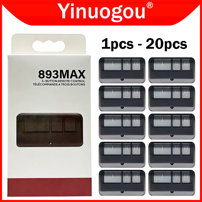 

890MAX 893MAX 895MAX 893-LMK 891LM 893LM 951EV 952EV 953EV Пульт дистанционного управления для гаражных ворот 310 МГц 315 МГц 390 МГц