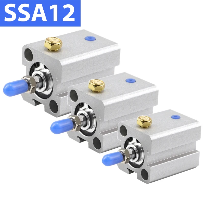 

High Quality SSA12 Pneumatic Cylinder Series Single-Acting Cylinder SSA12x5/10/15/20/25/30-B-S Single-Acting Extrusion.