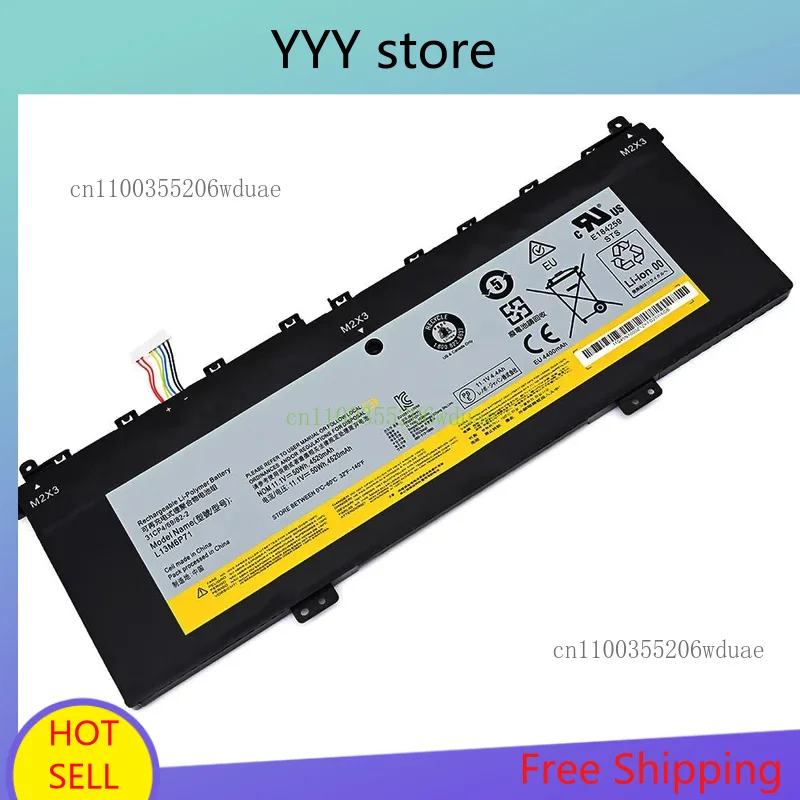 

New Original L13M6P71 11.1V 50Wh 4520mAh Laptop Battery for Lenovo Yoga 2 13 Series 121500234 L13S6P71 etc.