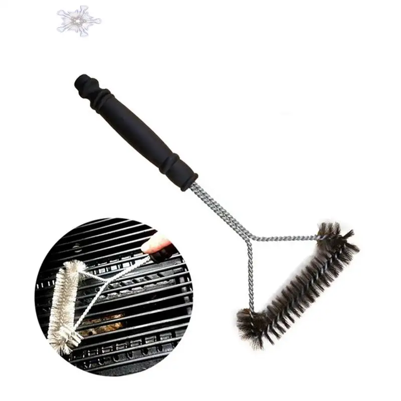 

BBQ Grill Cleaning Brush BBQ Outdoor Tools Stainless Steel BBQ Household Wire Shavings Cleaning Gadgets