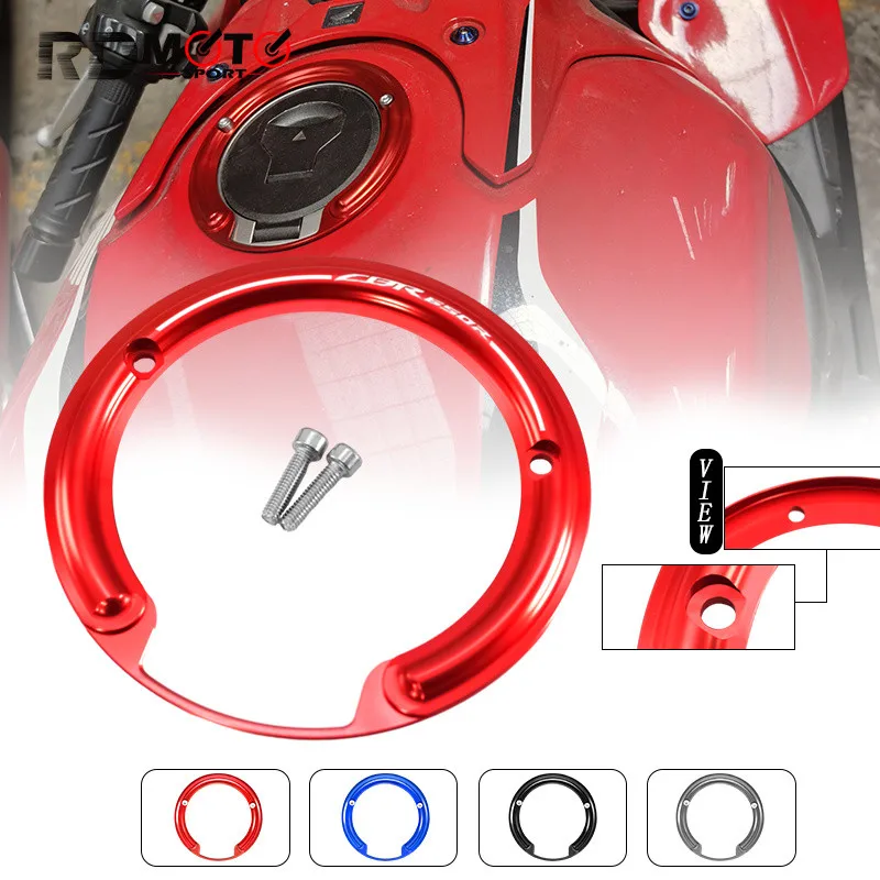 

Motorcycle Accessories CNC Fuel Tank Oil Cap Decorative Ring Cover Protector For HONDA CBR650R ABS 2019-2021 2022 2023 cbr 650r