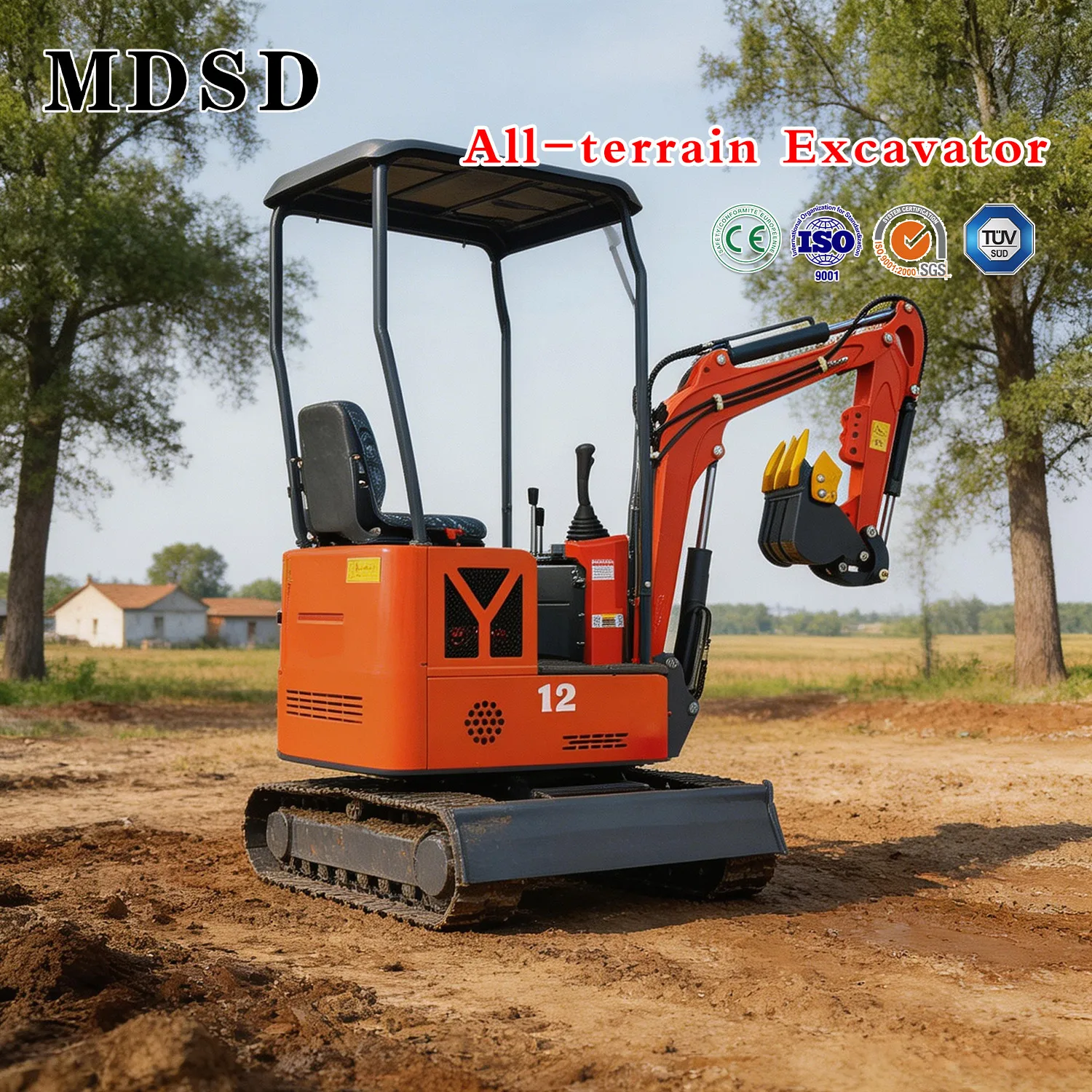 

Mini Excavator For Kubota Diesel Engine 0.8-2 Ton Micro Digger Customized Service Low Price Hydraulic Crawler Digger CE EPA