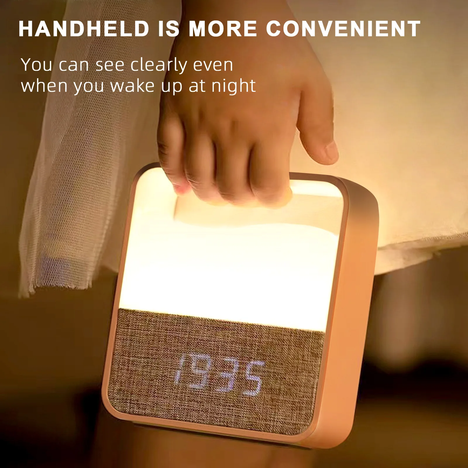 LED Night Light Bedside Rechargeable Desk Lamp Bedroom Baby Feeding Eye Protection Sleep Children's Room Lights Table Lamp