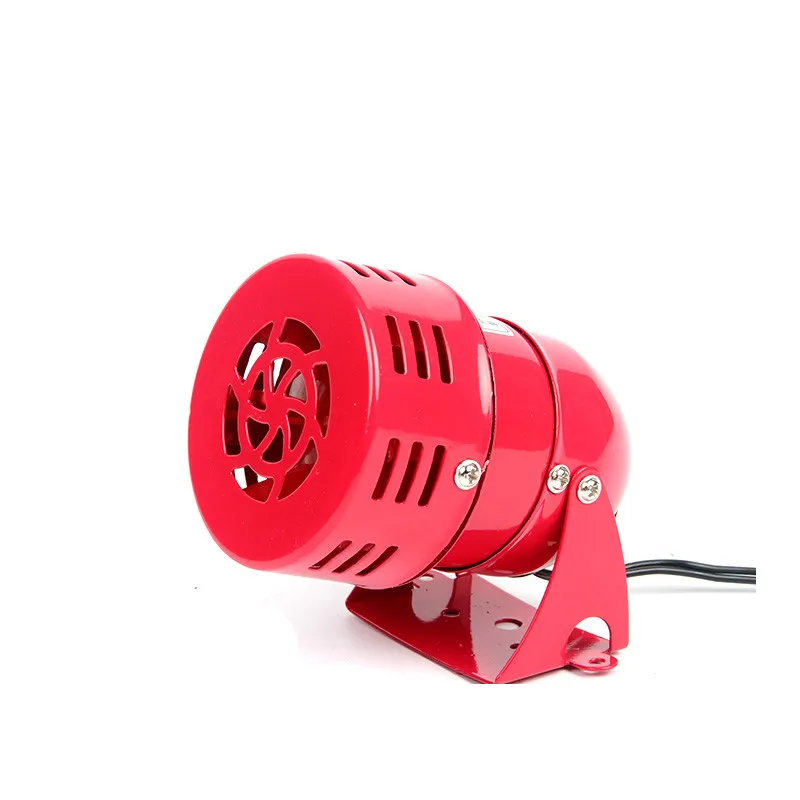 

1pcs 12VDC 24VDC 220VAC 120dB Red MS-190 Mini Metal Motor Siren Industrial Alarm Sound