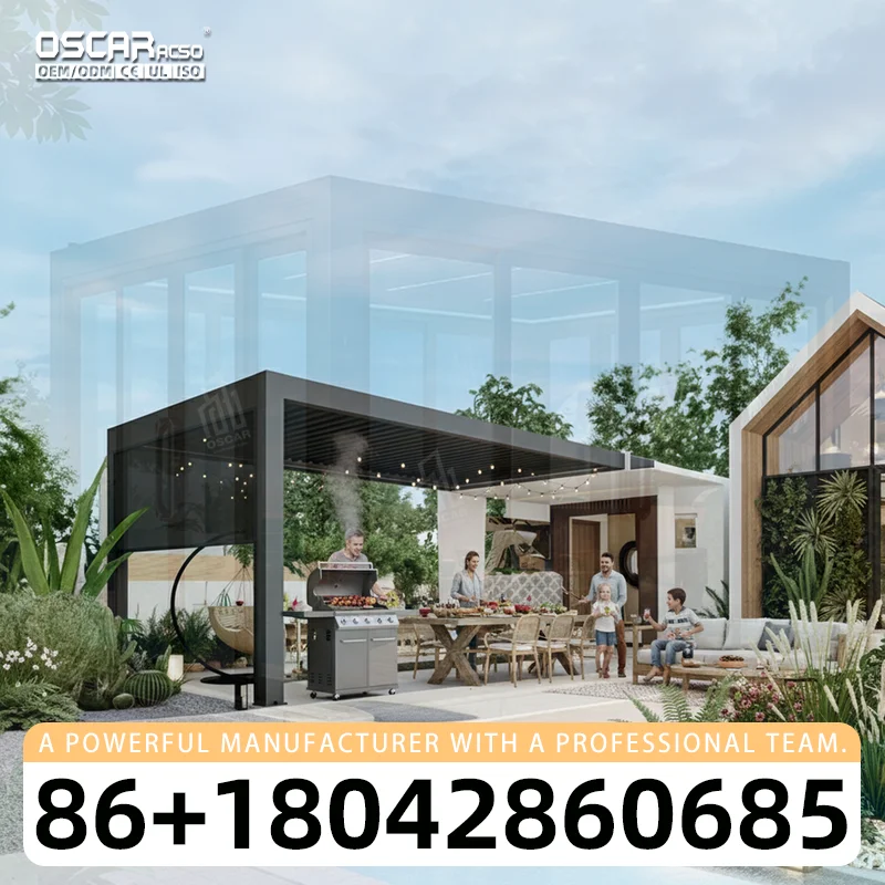 Canopies Arches Bioclimatic Arbours Tenda Outdoor Backyard Garden Decorations pergola