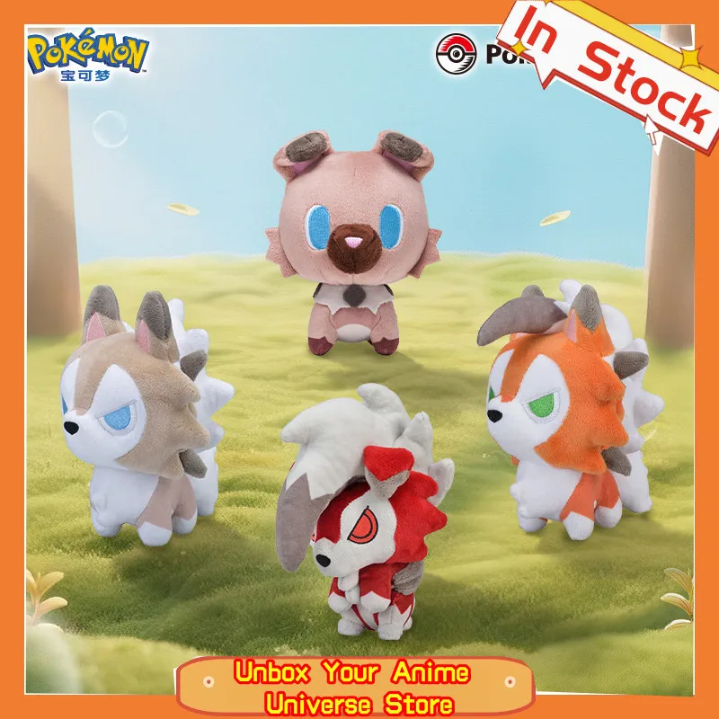 Rockruff Lycanroc Dusk、Midnight、Midday Form Plush Toy Soft Stuffed Animal Doll Collection Home Decor Birthday Gift For Anime Fan