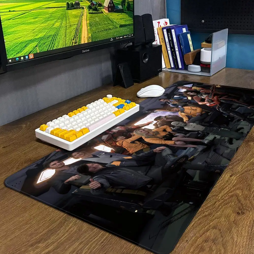 Death stranding 2 na praia mouse pad mousemat xxl acessórios do computador grande teclado portátil mesa almofada o novo produto gamer