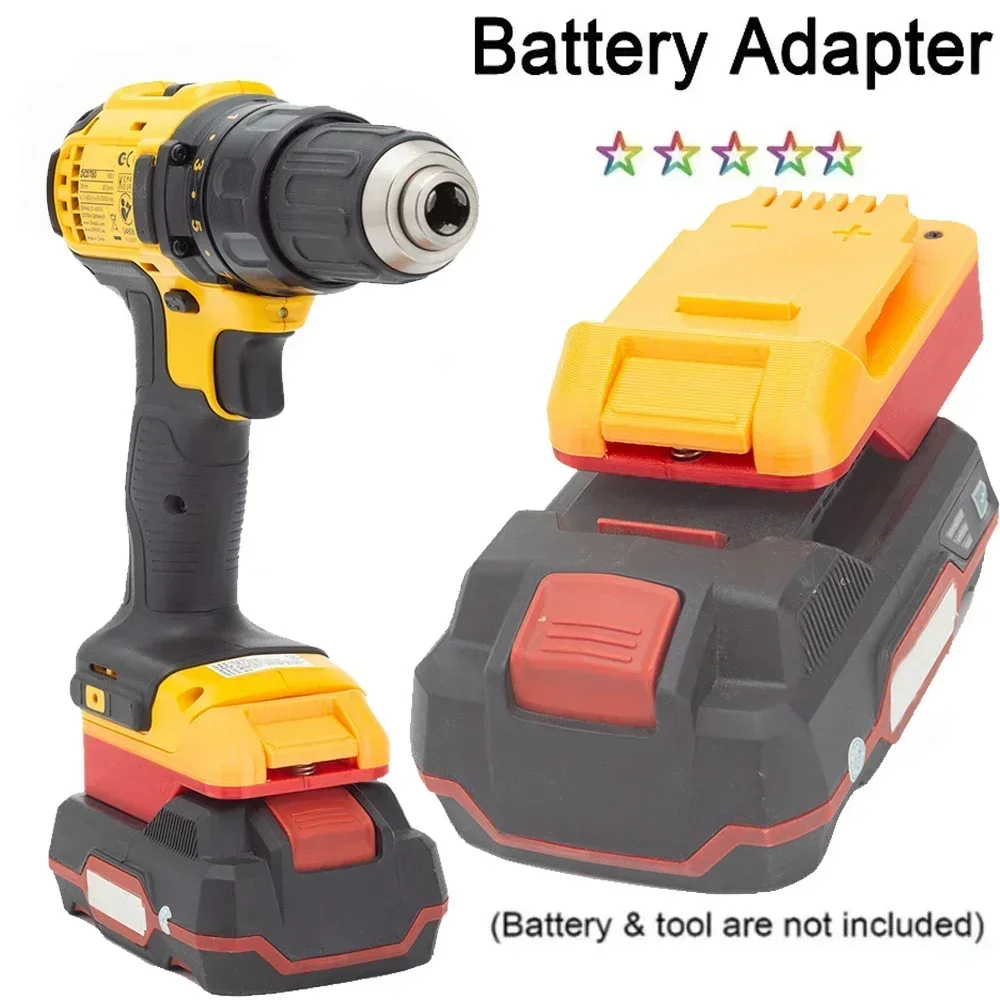 

Battery Convert Adapter for Lidl Parkside X20V Team Li-ion to for Dewalt 18V Cordless Tools Accessories (No Battery)